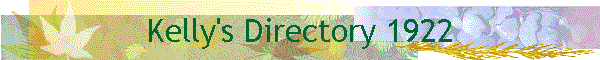 Kelly's Directory 1922